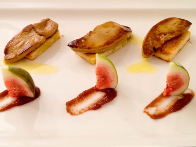 Signature Smażone foie gras z puree z fig